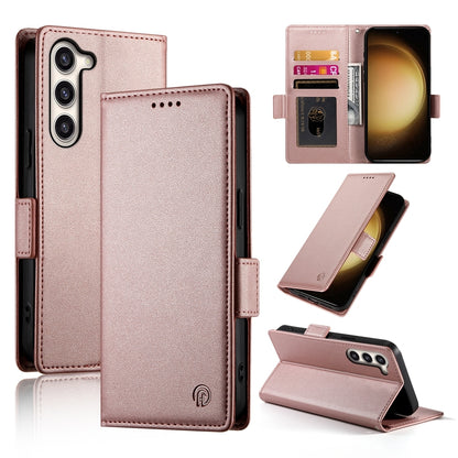 Samsung Galaxy S23+ 5G Magnetic Leather Wallet Case with Card Slots, Stand Function & Full Protection