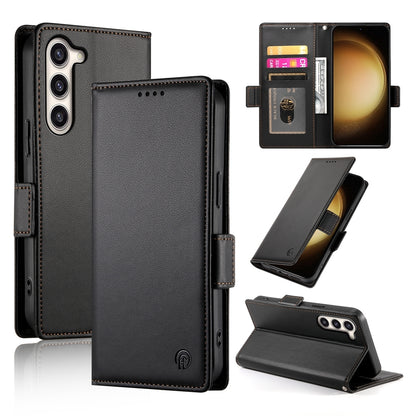Samsung Galaxy S23+ 5G Magnetic Leather Wallet Case with Card Slots, Stand Function & Full Protection
