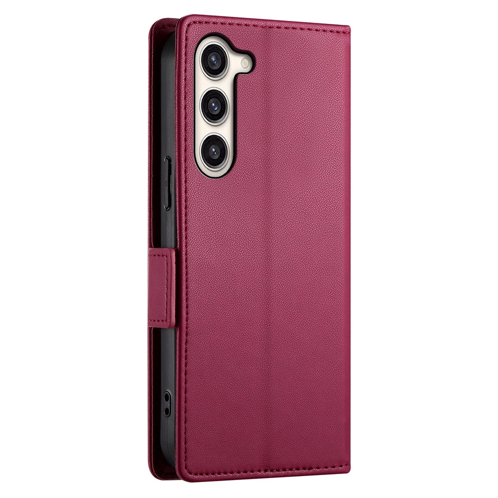 Samsung Galaxy S23+ 5G Magnetic Leather Wallet Case with Card Slots, Stand Function & Full Protection