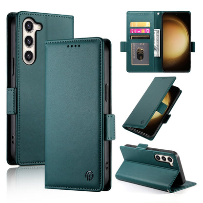 Samsung Galaxy S23+ 5G Magnetic Leather Wallet Case with Card Slots, Stand Function & Full Protection