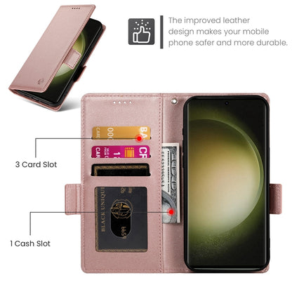 Samsung Galaxy S23 Ultra 5G Magnetic Leather Wallet Case with Card Slots, Stand Function & Full Protection