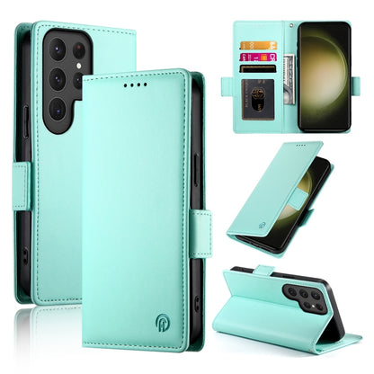 Samsung Galaxy S23 Ultra 5G Magnetic Leather Wallet Case with Card Slots, Stand Function & Full Protection