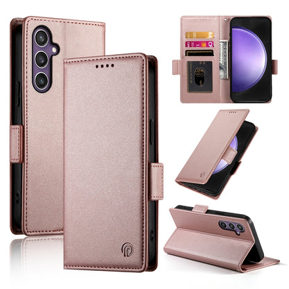 Samsung Galaxy S23 FE 5G Magnetic Leather Wallet Case with Card Slots, Stand Function & Full Protection