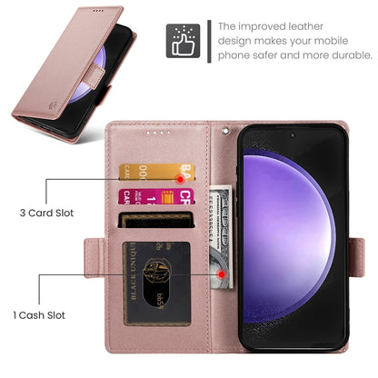 Samsung Galaxy S23 FE 5G Magnetic Leather Wallet Case with Card Slots, Stand Function & Full Protection