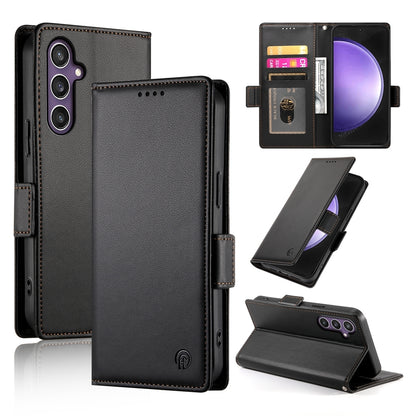 Samsung Galaxy S23 FE 5G Magnetic Leather Wallet Case with Card Slots, Stand Function & Full Protection
