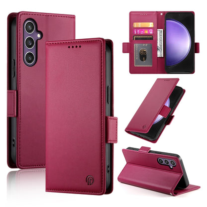 Samsung Galaxy S23 FE 5G Magnetic Leather Wallet Case with Card Slots, Stand Function & Full Protection