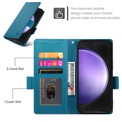 Samsung Galaxy S23 FE 5G Magnetic Leather Wallet Case with Card Slots, Stand Function & Full Protection