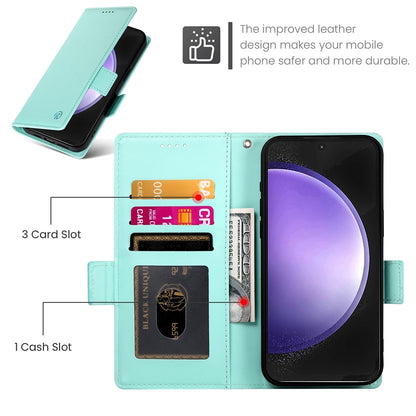 Samsung Galaxy S23 FE 5G Magnetic Leather Wallet Case with Card Slots, Stand Function & Full Protection