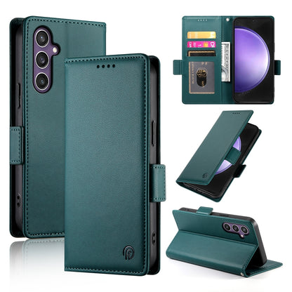Samsung Galaxy S23 FE 5G Magnetic Leather Wallet Case with Card Slots, Stand Function & Full Protection