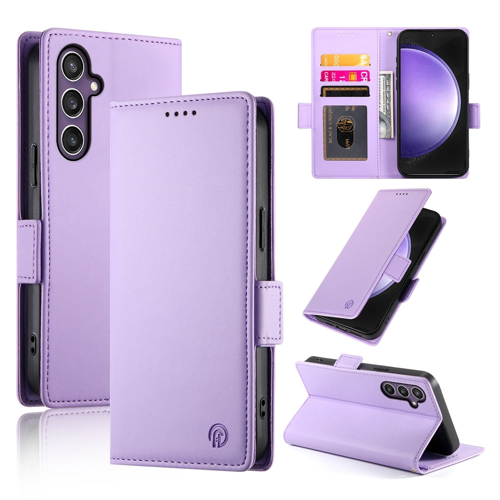 Samsung Galaxy S23 FE 5G Magnetic Leather Wallet Case with Card Slots, Stand Function & Full Protection