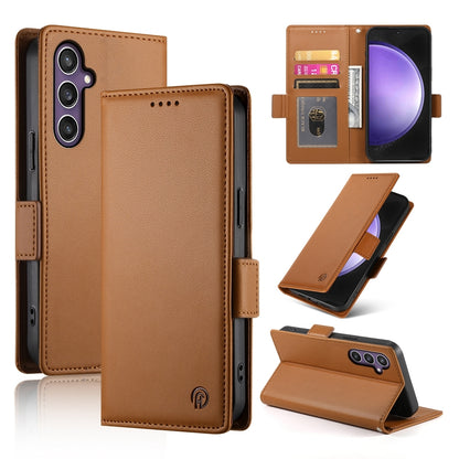 Samsung Galaxy S23 FE 5G Magnetic Leather Wallet Case with Card Slots, Stand Function & Full Protection