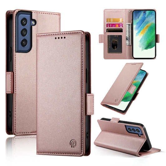 Samsung Galaxy S21 FE 5G Magnetic Leather Wallet Case with Card Slots, Stand Function & Full Protection