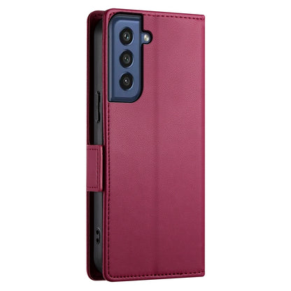 Samsung Galaxy S21 FE 5G Magnetic Leather Wallet Case with Card Slots, Stand Function & Full Protection