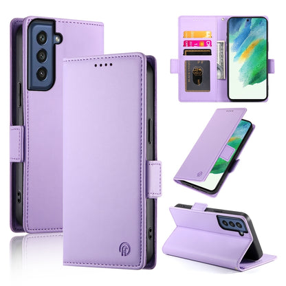 Samsung Galaxy S21 FE 5G Magnetic Leather Wallet Case with Card Slots, Stand Function & Full Protection