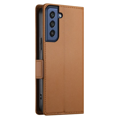 Samsung Galaxy S21 FE 5G Magnetic Leather Wallet Case with Card Slots, Stand Function & Full Protection