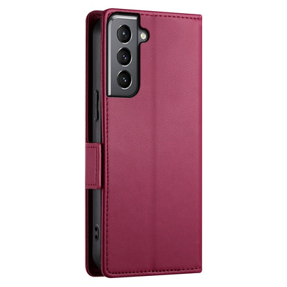 Samsung Galaxy S21 5G Magnetic Leather Wallet Case with Card Slots, Stand Function & Full Protection