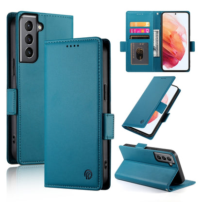 Samsung Galaxy S21 5G Magnetic Leather Wallet Case with Card Slots, Stand Function & Full Protection