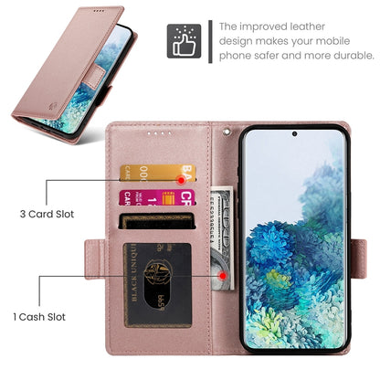 Samsung Galaxy S20+ 5G Magnetic Leather Wallet Case with Card Slots, Stand Function & Full Protection