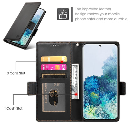 Samsung Galaxy S20+ 5G Magnetic Leather Wallet Case with Card Slots, Stand Function & Full Protection