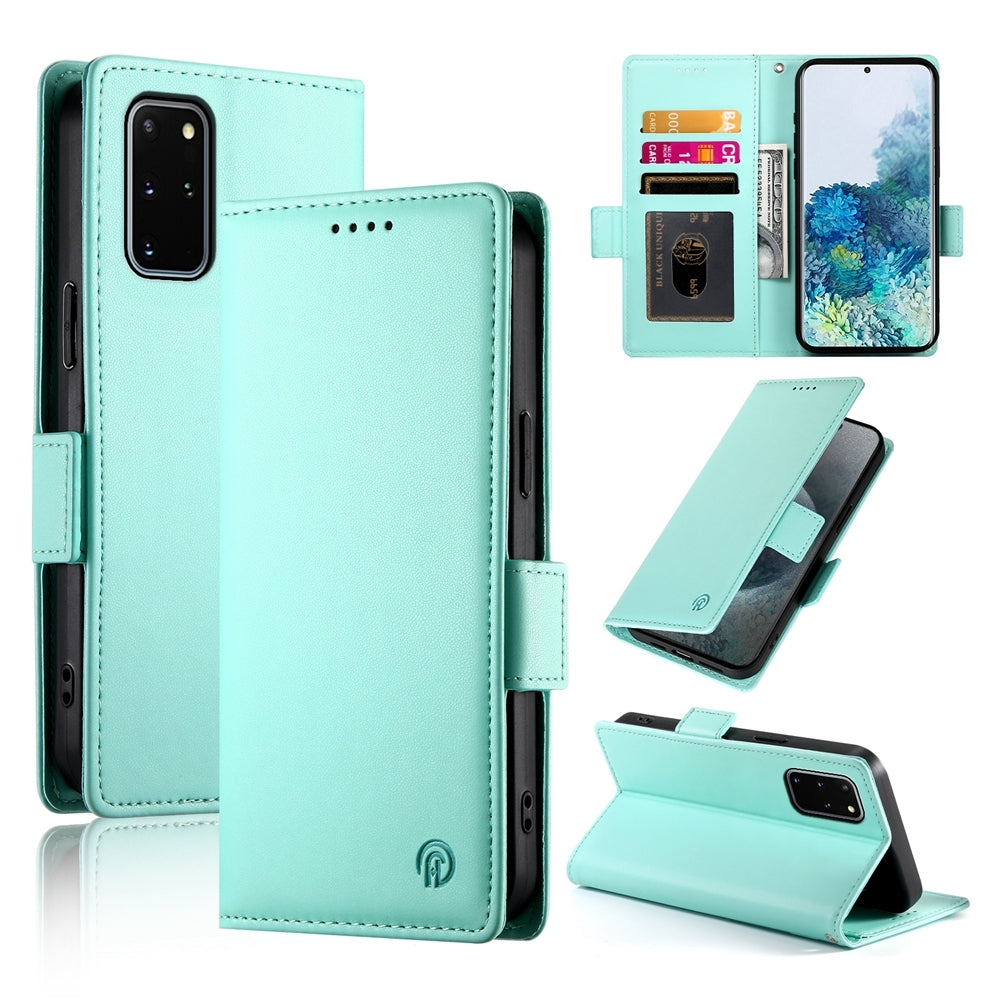 Samsung Galaxy S20+ 5G Magnetic Leather Wallet Case with Card Slots, Stand Function & Full Protection