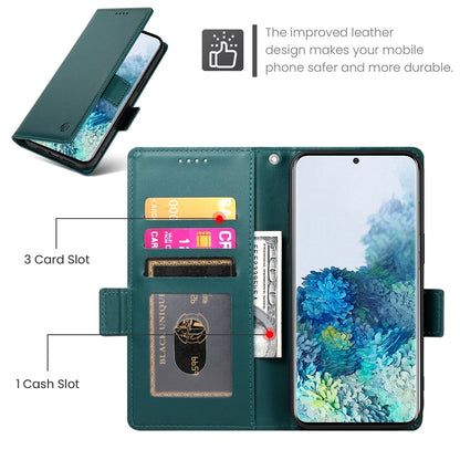 Samsung Galaxy S20+ 5G Magnetic Leather Wallet Case with Card Slots, Stand Function & Full Protection
