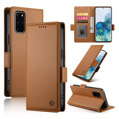 Samsung Galaxy S20+ 5G Magnetic Leather Wallet Case with Card Slots, Stand Function & Full Protection