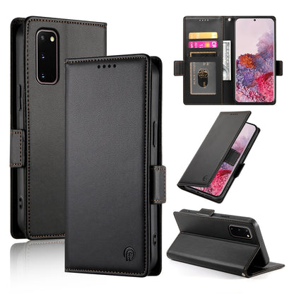 Samsung Galaxy S20 5G Magnetic Leather Wallet Case with Card Slots, Stand Function & Full Protection