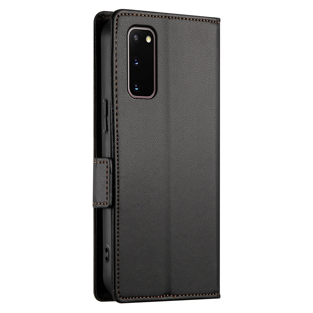Samsung Galaxy S20 5G Magnetic Leather Wallet Case with Card Slots, Stand Function & Full Protection