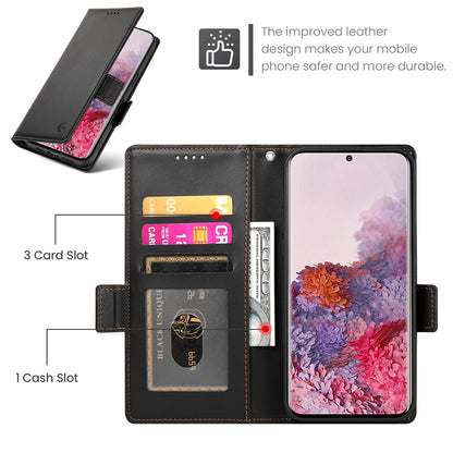 Samsung Galaxy S20 5G Magnetic Leather Wallet Case with Card Slots, Stand Function & Full Protection