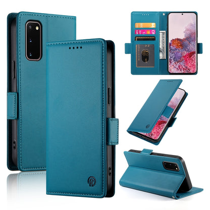 Samsung Galaxy S20 5G Magnetic Leather Wallet Case with Card Slots, Stand Function & Full Protection