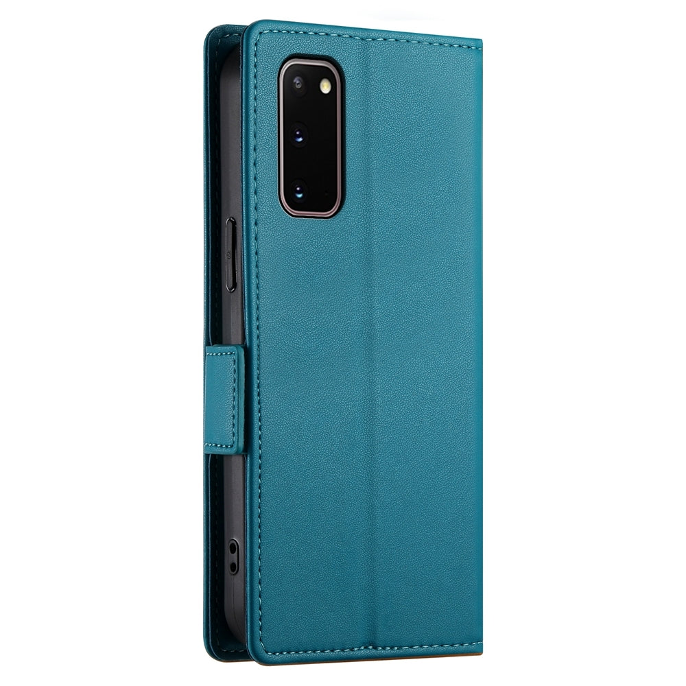 Samsung Galaxy S20 5G Magnetic Leather Wallet Case with Card Slots, Stand Function & Full Protection