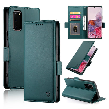 Samsung Galaxy S20 5G Magnetic Leather Wallet Case with Card Slots, Stand Function & Full Protection