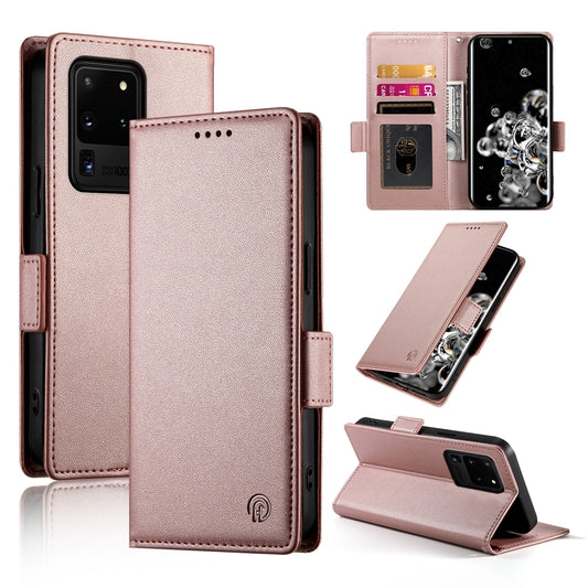 Samsung Galaxy S20 Ultra 5G Magnetic Leather Wallet Case with Card Slots, Stand Function & Full Protection