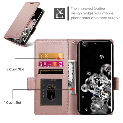Samsung Galaxy S20 Ultra 5G Magnetic Leather Wallet Case with Card Slots, Stand Function & Full Protection