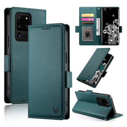 Samsung Galaxy S20 Ultra 5G Magnetic Leather Wallet Case with Card Slots, Stand Function & Full Protection