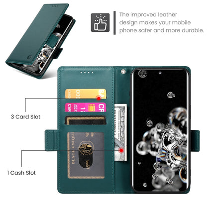 Samsung Galaxy S20 Ultra 5G Magnetic Leather Wallet Case with Card Slots, Stand Function & Full Protection