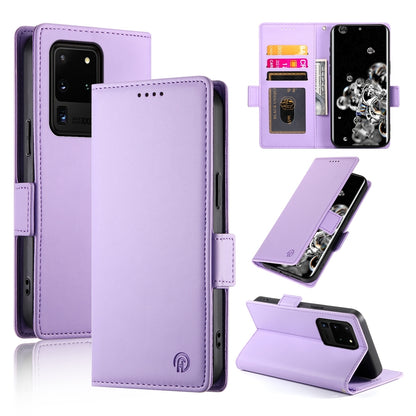 Samsung Galaxy S20 Ultra 5G Magnetic Leather Wallet Case with Card Slots, Stand Function & Full Protection