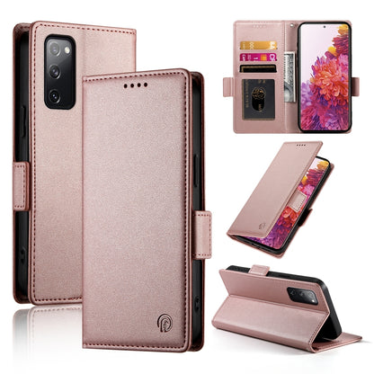 Samsung Galaxy S20 FE 5G Magnetic Leather Wallet Case with Card Slots, Stand Function & Full Protection
