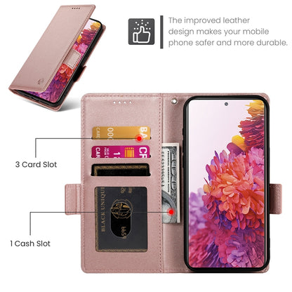 Samsung Galaxy S20 FE 5G Magnetic Leather Wallet Case with Card Slots, Stand Function & Full Protection