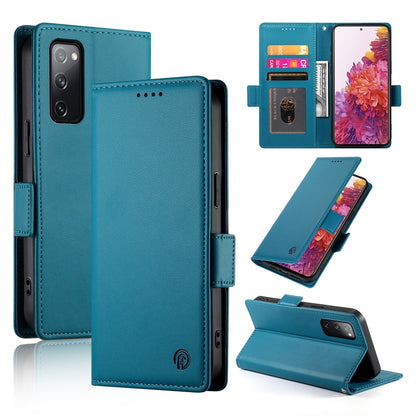 Samsung Galaxy S20 FE 5G Magnetic Leather Wallet Case with Card Slots, Stand Function & Full Protection