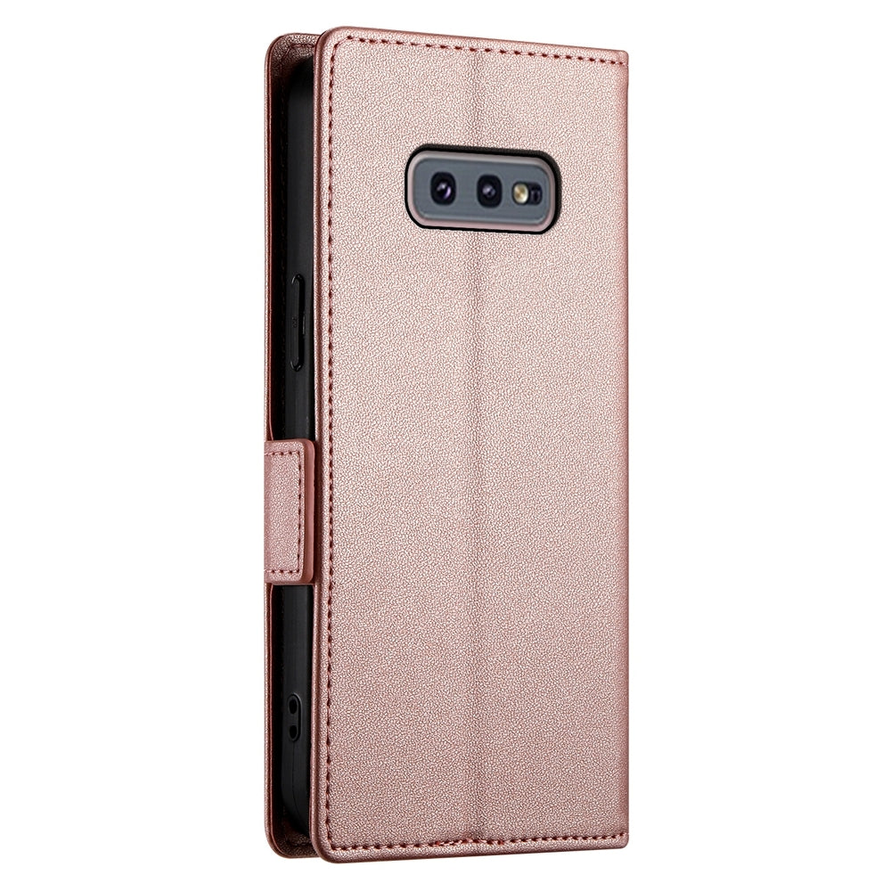 Samsung Galaxy S10e Magnetic Leather Wallet Case with Card Slots, Stand Function & Full Protection