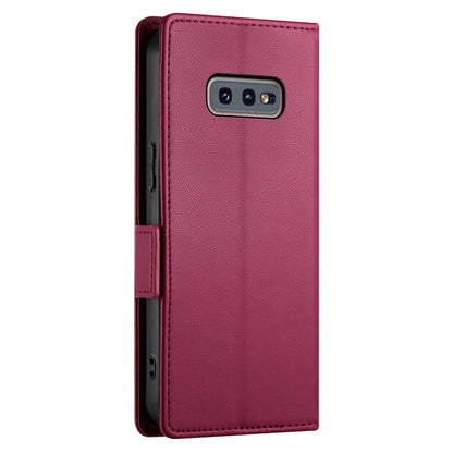 Samsung Galaxy S10e Magnetic Leather Wallet Case with Card Slots, Stand Function & Full Protection