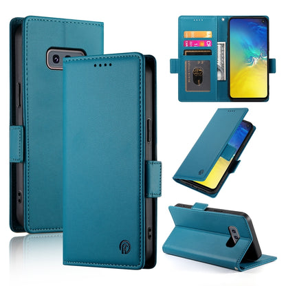 Samsung Galaxy S10e Magnetic Leather Wallet Case with Card Slots, Stand Function & Full Protection