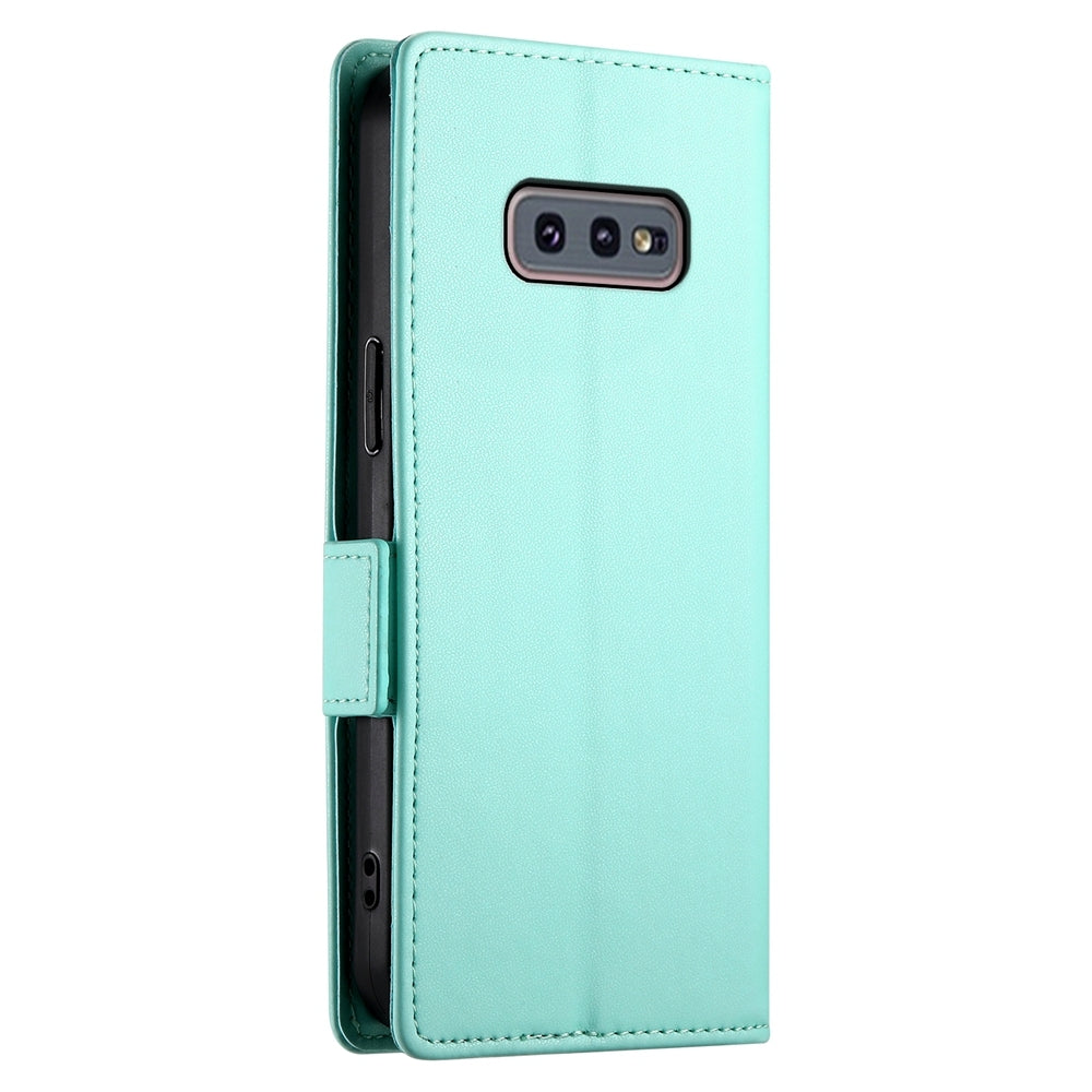 Samsung Galaxy S10e Magnetic Leather Wallet Case with Card Slots, Stand Function & Full Protection