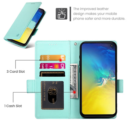 Samsung Galaxy S10e Magnetic Leather Wallet Case with Card Slots, Stand Function & Full Protection