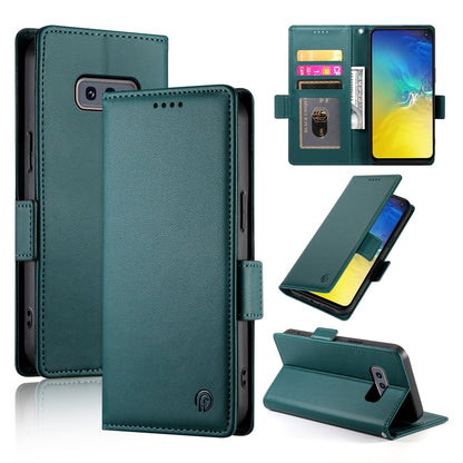 Samsung Galaxy S10e Magnetic Leather Wallet Case with Card Slots, Stand Function & Full Protection
