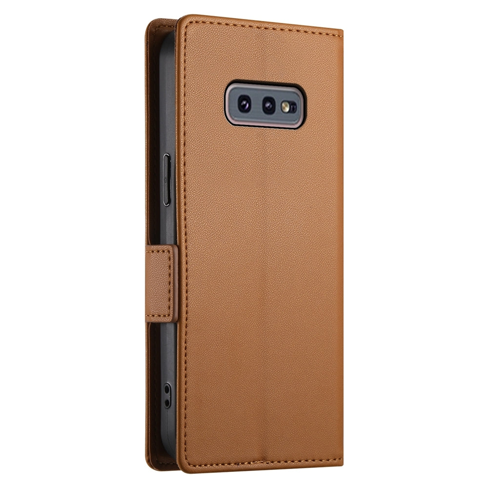 Samsung Galaxy S10e Magnetic Leather Wallet Case with Card Slots, Stand Function & Full Protection