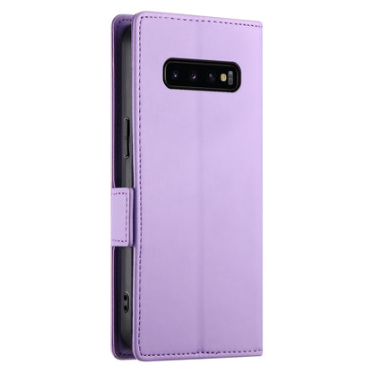 Samsung Galaxy S10+ Magnetic Leather Wallet Case with Card Slots, Stand Function & Full Protection