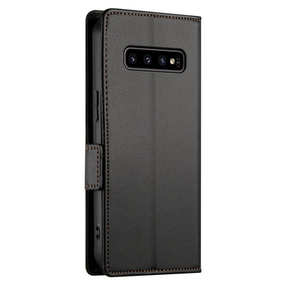 Samsung Galaxy S10 Magnetic Leather Wallet Case with Card Slots, Stand Function & Full Protection