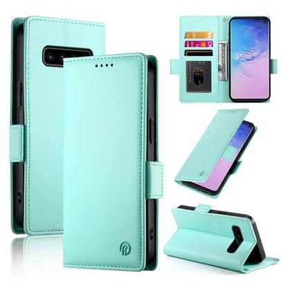 Samsung Galaxy S10 Magnetic Leather Wallet Case with Card Slots, Stand Function & Full Protection